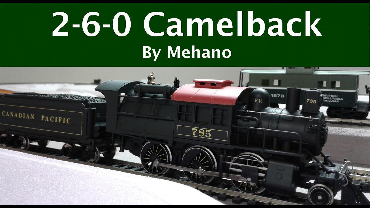 2-6-0 Camelback Steam Loco by Mehano Canadian Pacific 