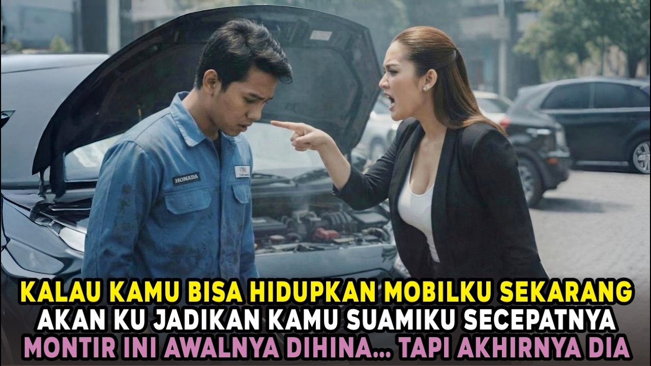 “Kalau Kamu Bisa Hidupkan Mobilku Dalam 10 Menit, Akan Aku Nikahi!”—Montir Magang Ini Bikin Terdiam