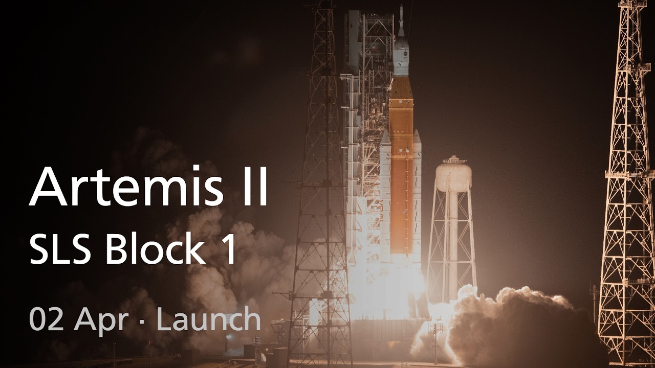 Live: NASA's Artemis 2 Mission Launches to the Moon (No Commentary)