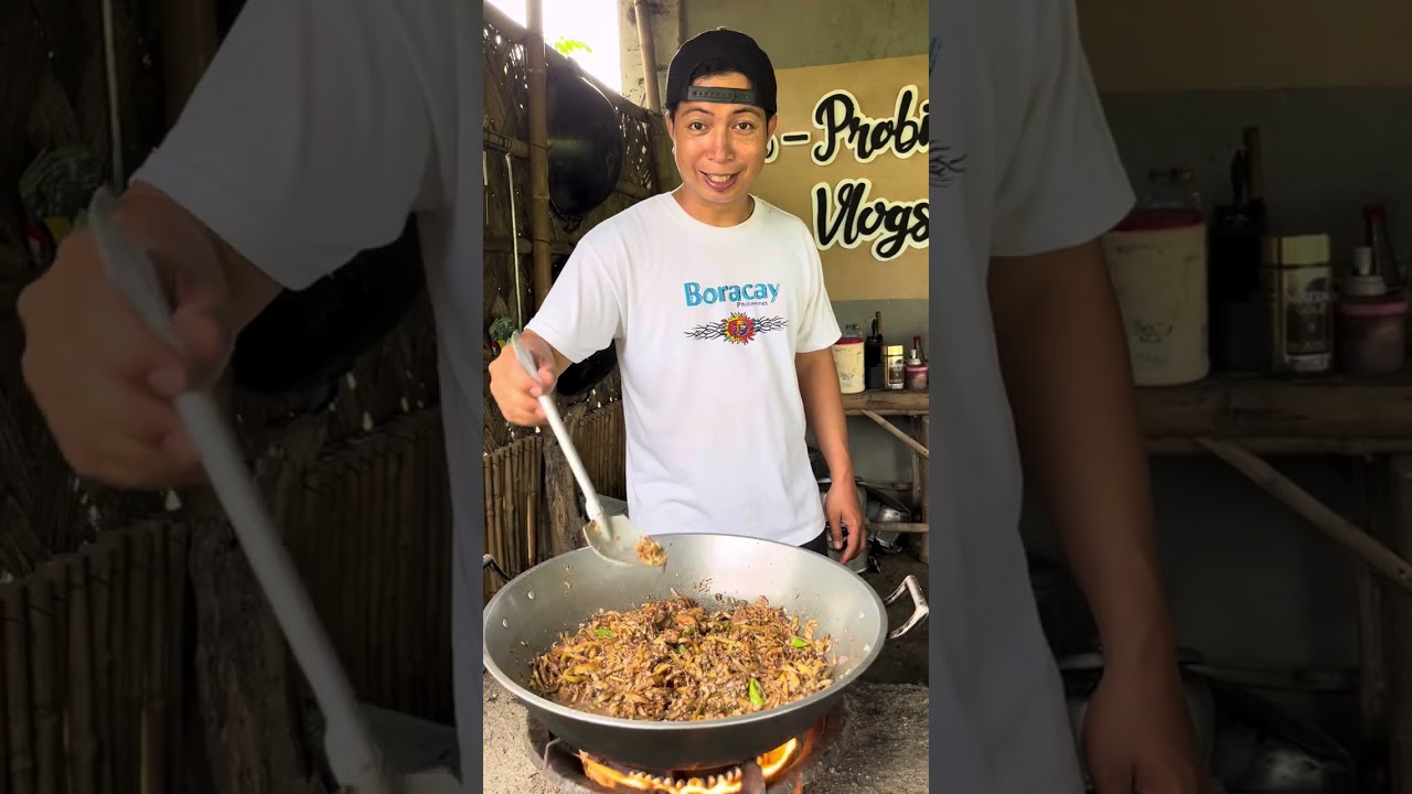 Kilawing puso ng saging at pritong tilapya para sa simpleng pananghalian 