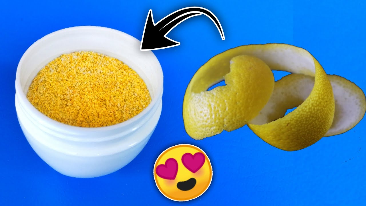 Lemon Peel Powder | How To Make Lemon Peel Powder At Home | Lemon Peel Powder Benefits