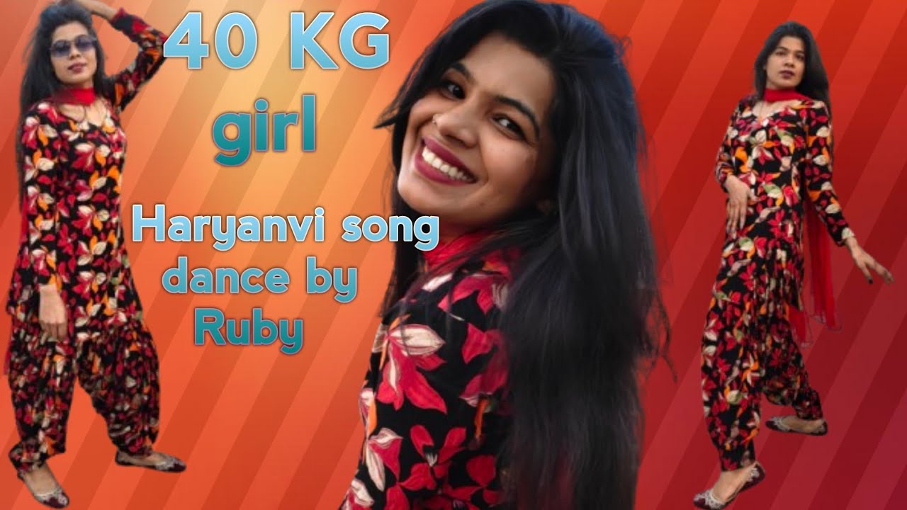 40 kg girl  Ajay Hooda & Ruba khan | dancy by ruby | new Haryanvi song | #dancecover #dancevideo 