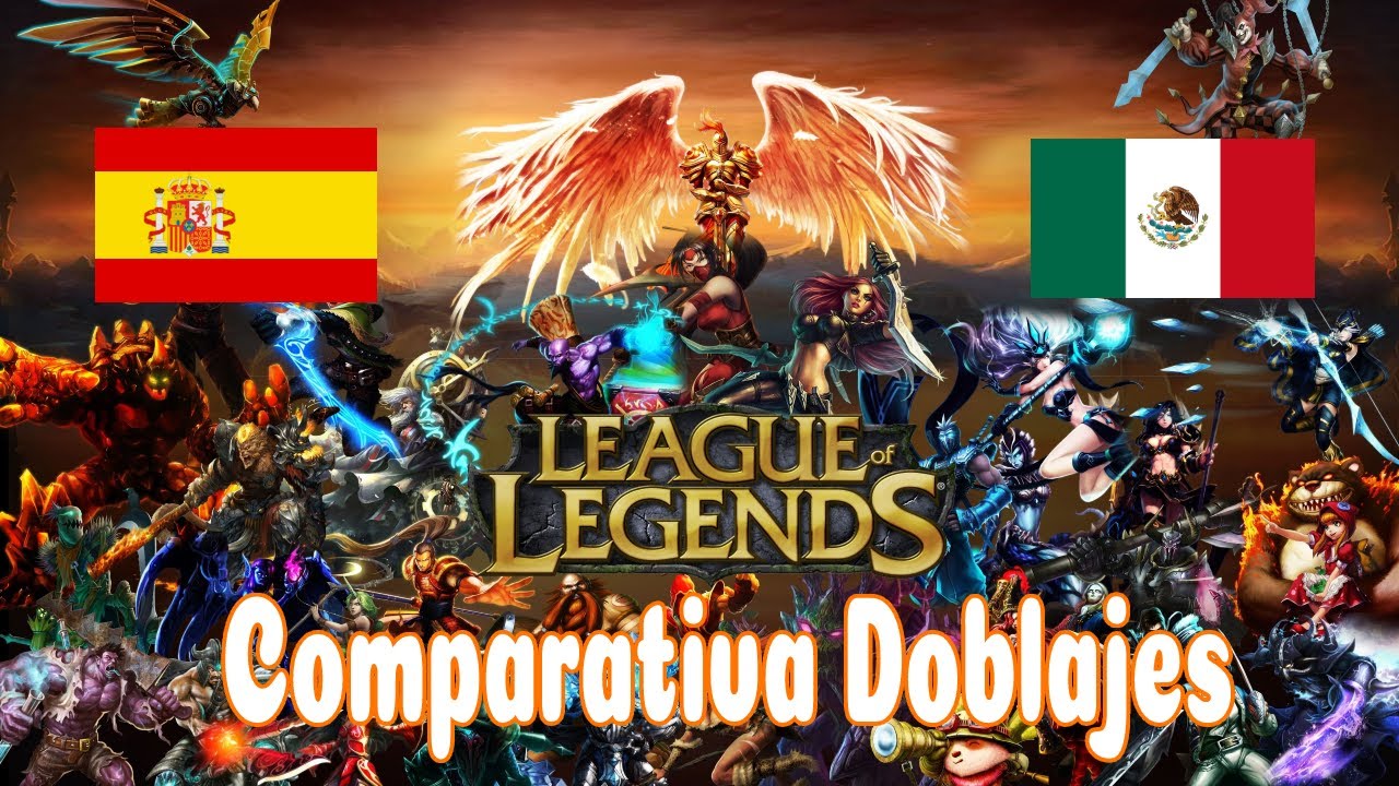 Comparativa Doblaje Español y Latino de las voces de League of Legends / Actualizado 2/12/2021.