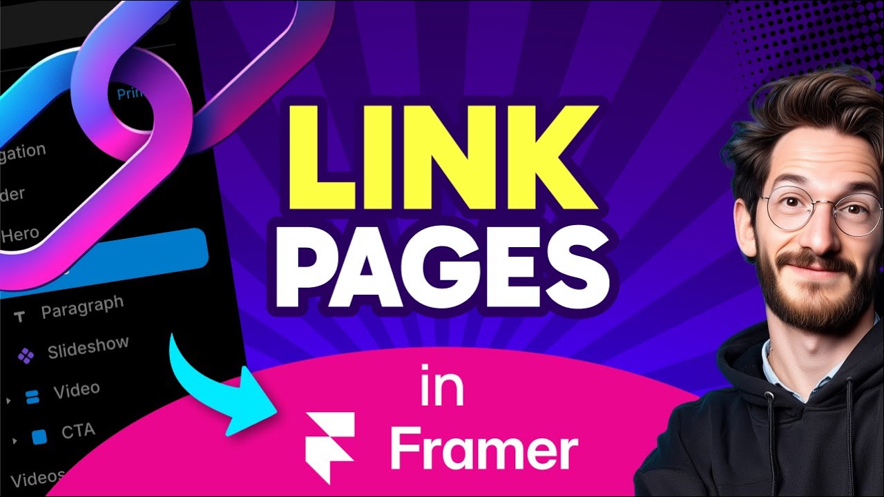 How to LINK PAGES in Framer (Step by Step)