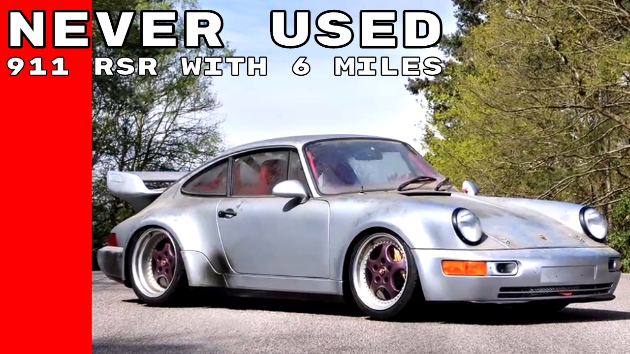 Never Used 1993 Porsche 911 RSR With 6 Miles