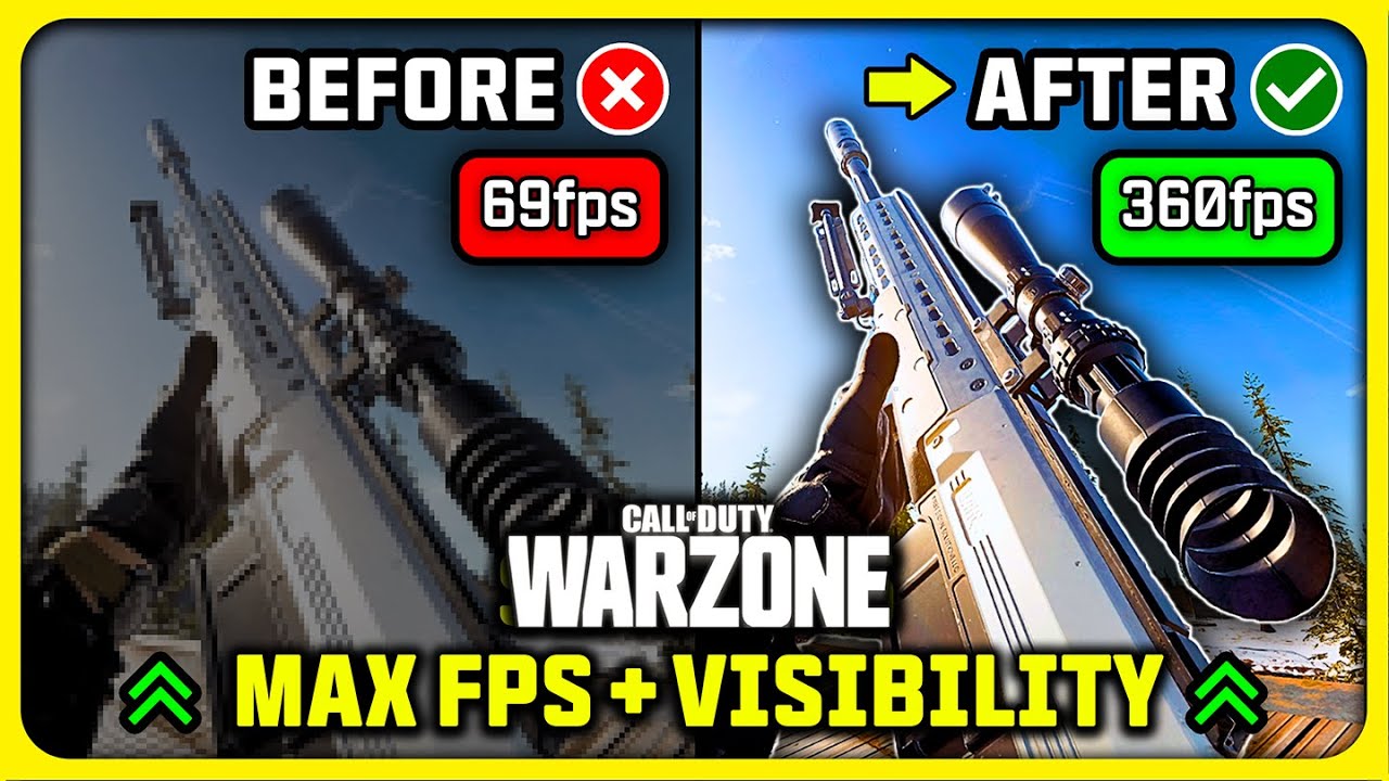 Best Warzone Season 5/Reloaded PC Settings (Max FPS + Visibility!) 📈