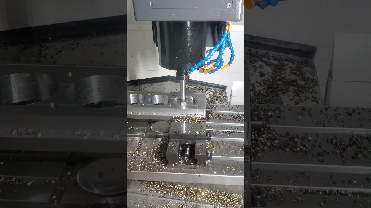 High Feed Milling in A36 on Okuma M-560V