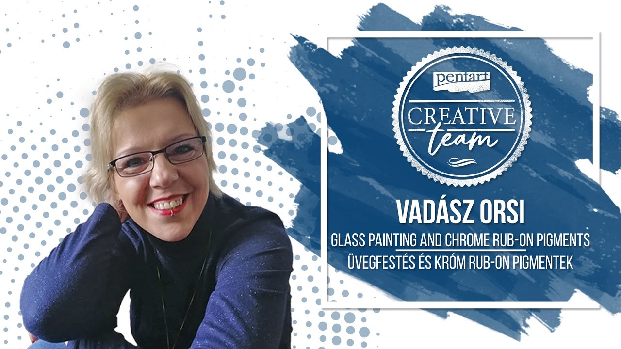 Glass painting and chrome Rub-on pigments // Üvegfestés és Króm Rub-on pigmentek