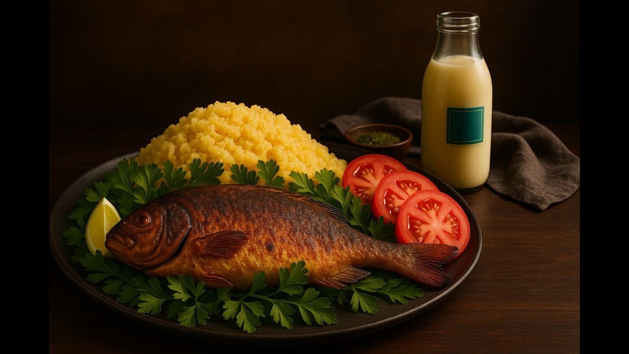 Remote River Cooking: Stuffed Fish in the Wild Nature