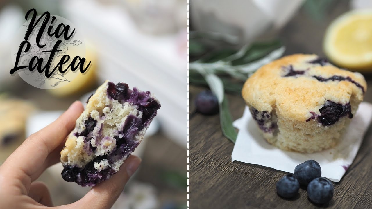 Zitronen-Blaubeer-Muffins I fluffig und super lecker I Blitzrezept
