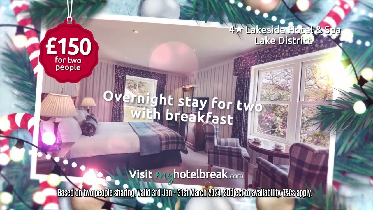Lakeside Hotel & Spa, Lake District break for 2 only &pound;150