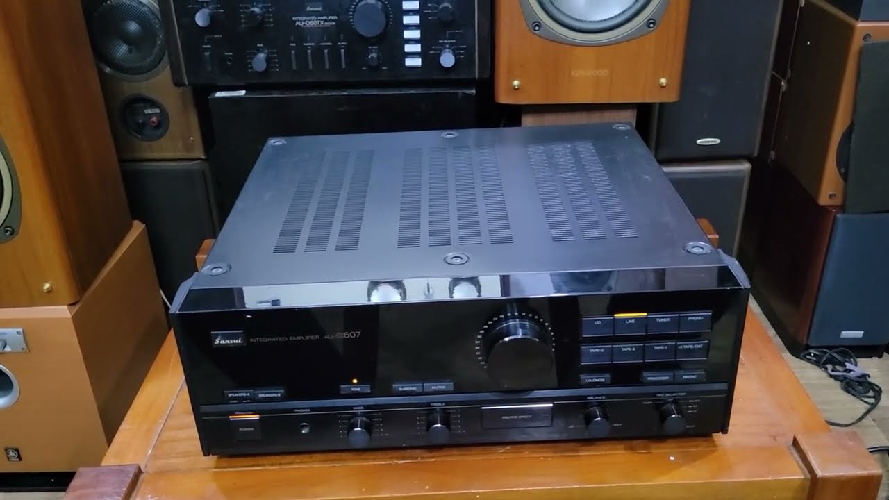 Amply sansui au alpha 607 mặt gương chạy 8 sò kéo tốt bass 30cm.giá 4.8tr lh 0868943944 & 0913286813