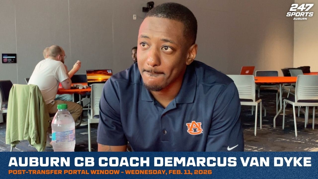 Auburn CB Coach DeMarcus Van Dyke - Post-Transfer Portal