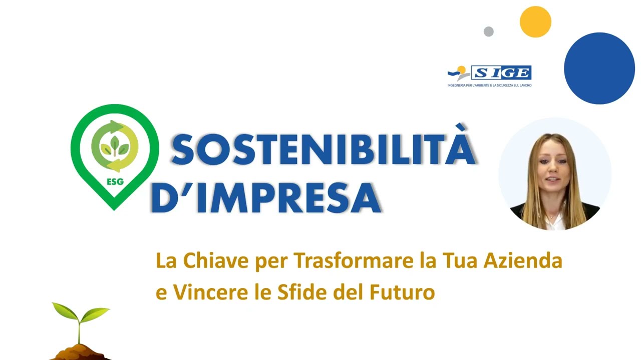 Servizi ESG SIGE: La Chiave per Trasformare la Tua Azienda e Vincere le Sfide del Futuro