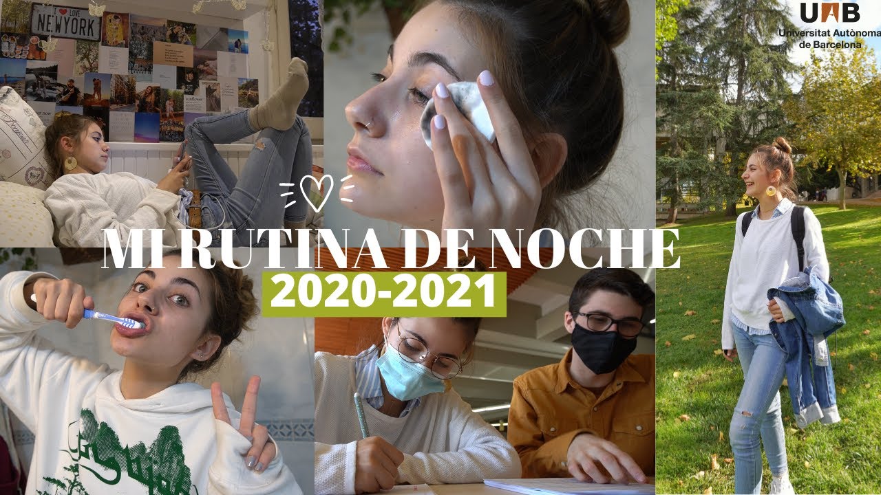 mi rutina de noche para la universidad 🌙 {night routine 2020} | @bertaloonglife
