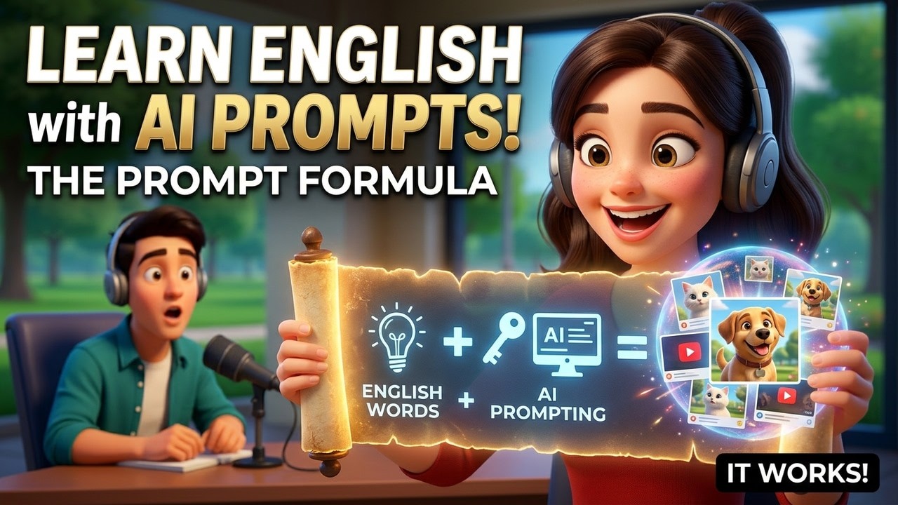 The Prompt Formula| How to learn English by preparing Prompt