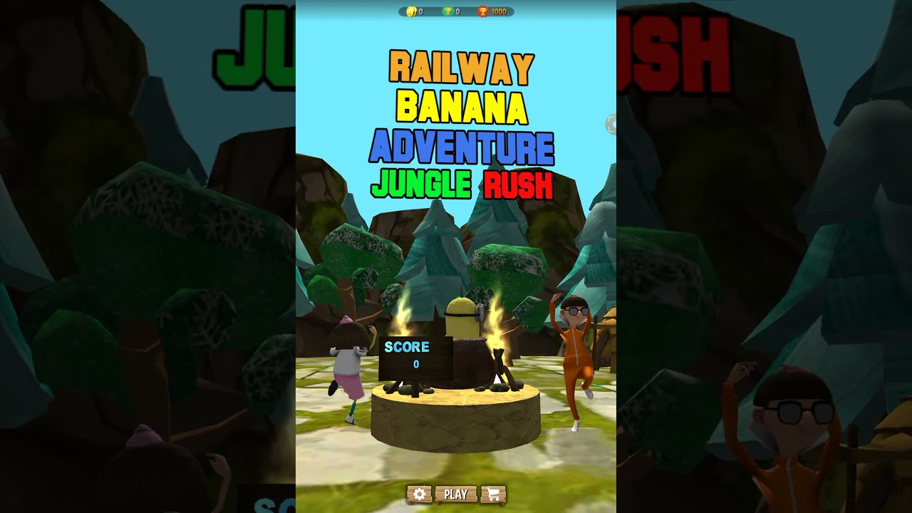 Minions - Railway Banana Adventure Jungle Rush