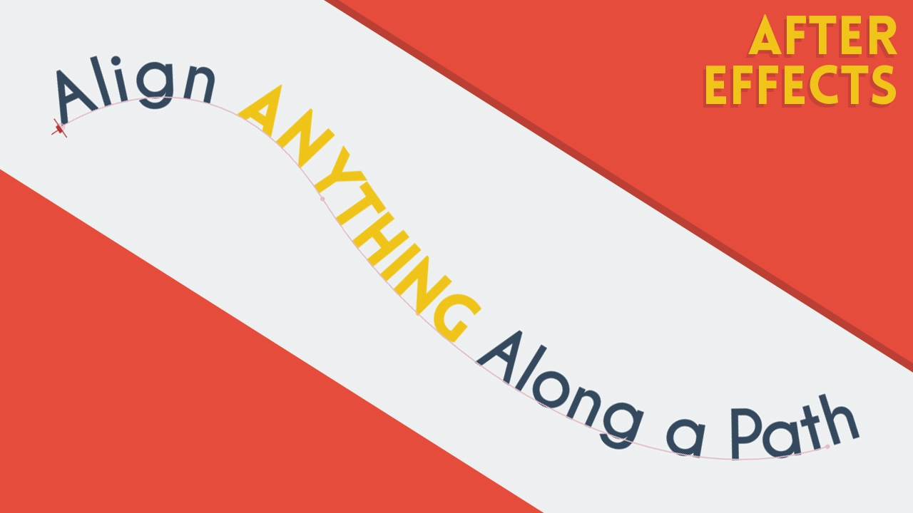 Align ANYTHING Along a Path | After Effects Tutorial