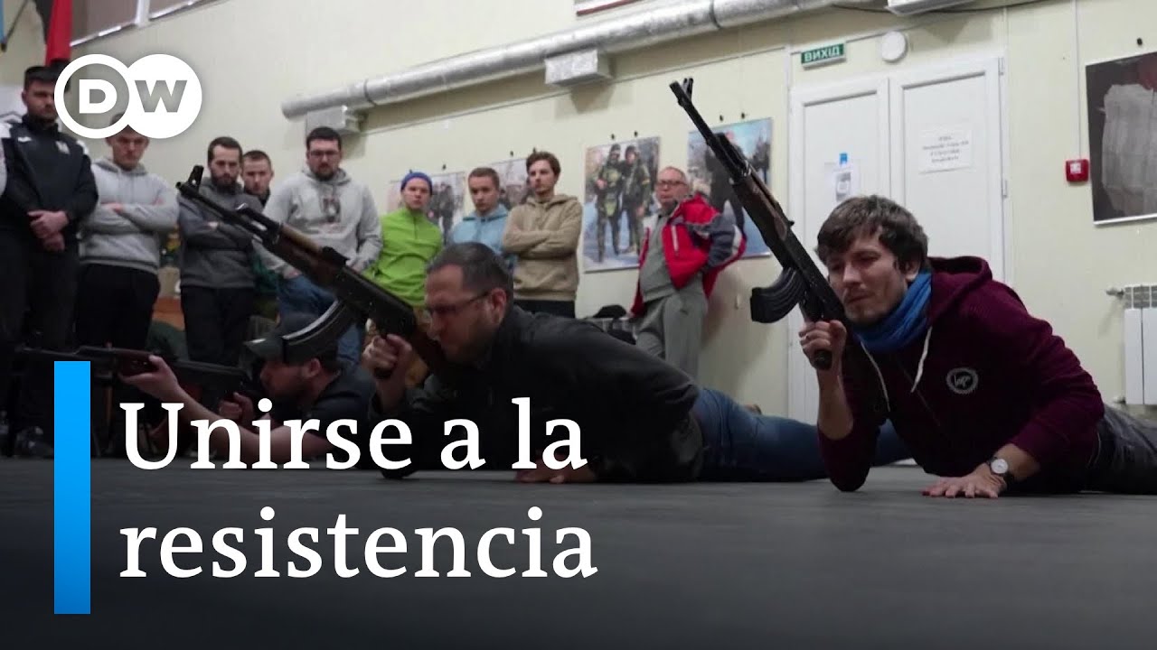 Voluntarios de toda Ucrania para luchar contra Rusia