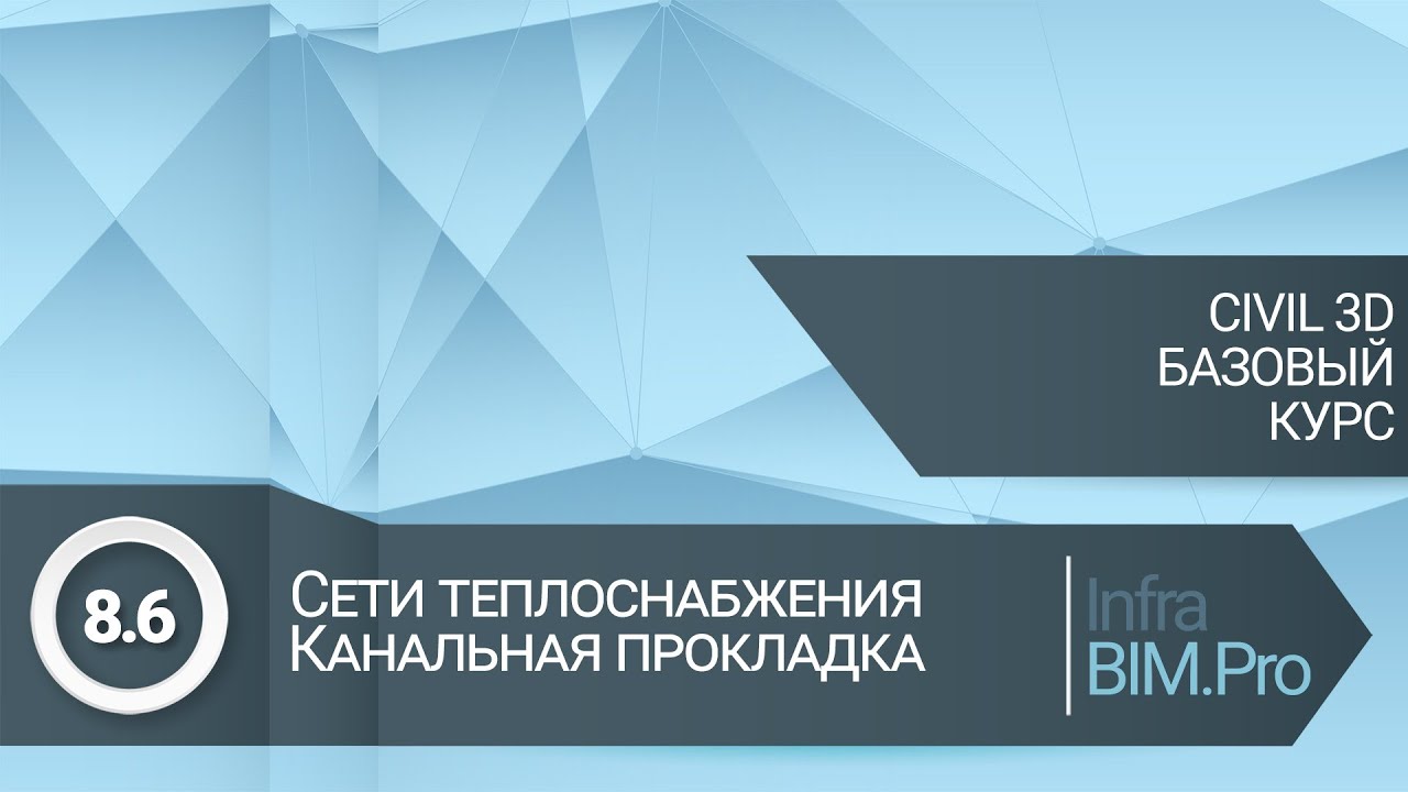 8.6 Сети теплоснабжения. Канальная прокладка