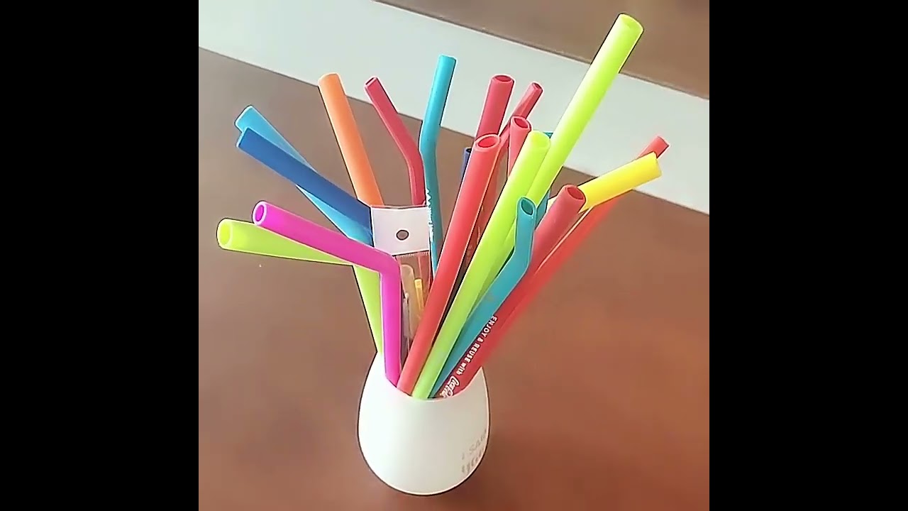 Straw made from FDA silicone-waker silicone(No PVC)