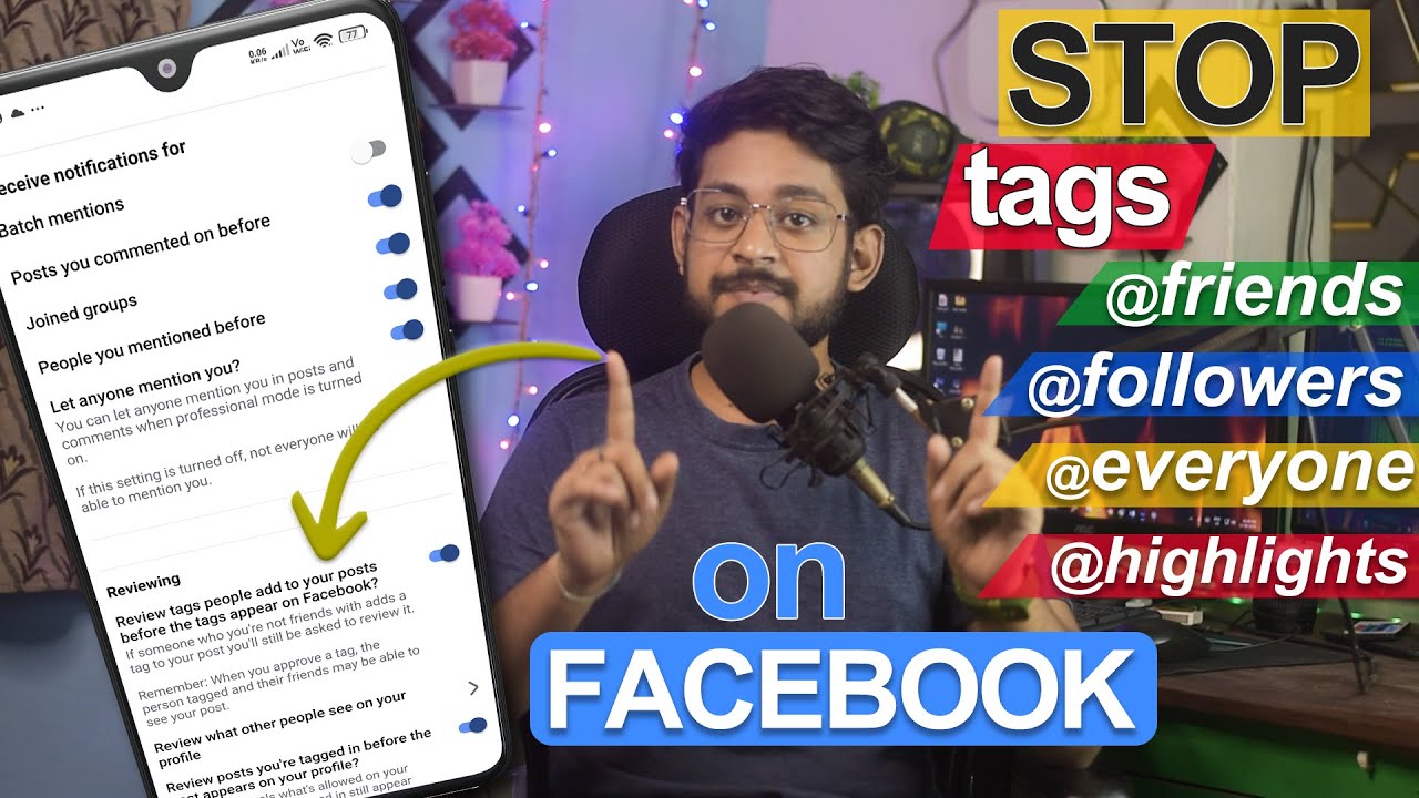 Facebook Me Tag Kaise Band Kare | How to stop tagging me on Facebook | Facebook Tag Off Kaise Kare
