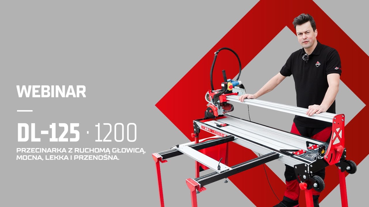 Lekka, mocna i wszechstronna elektryczna przecinarka z małą tarczą. Nowa RUBI DL-125.