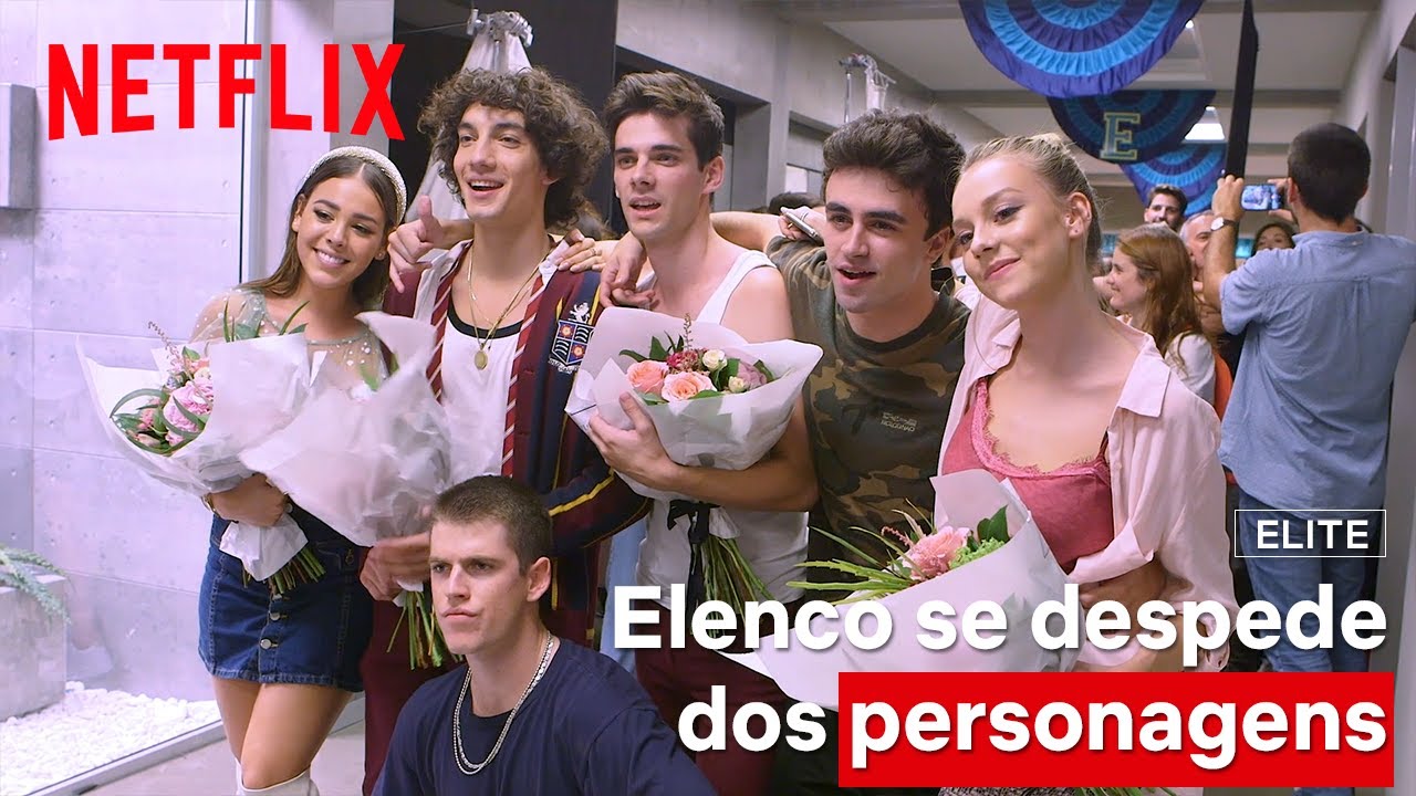 O fim de uma era em Elite para Valerio, Carla, Nadia, Lu e Polo | Netflix Brasil