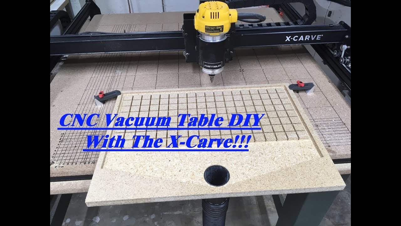 How to Make a Vacuum Table Using Two Stage Carving for your CNC