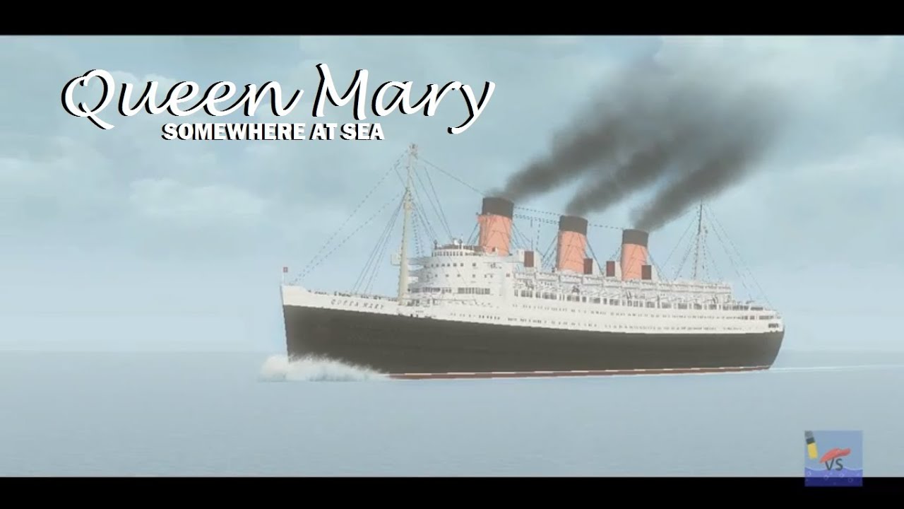 RMS Queen Mary - Somewhere at Sea