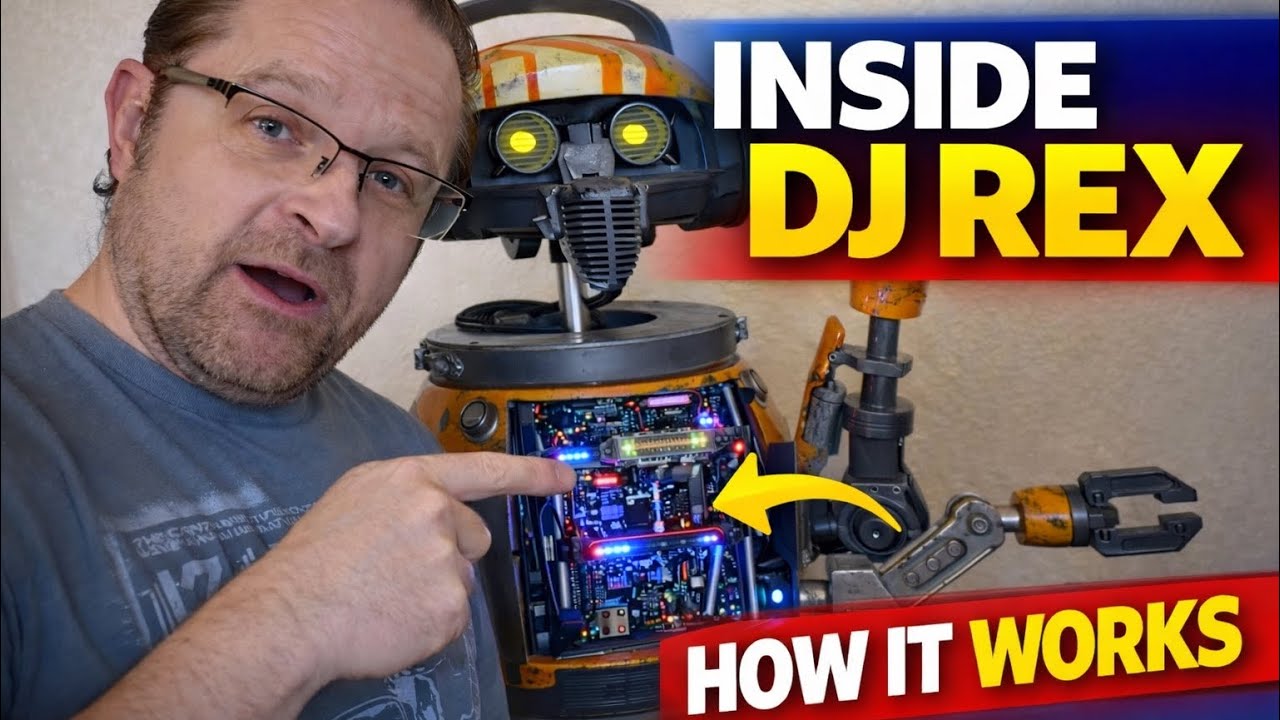 Inside My Life-Size DJ Rex Droid – How It Actually Works!