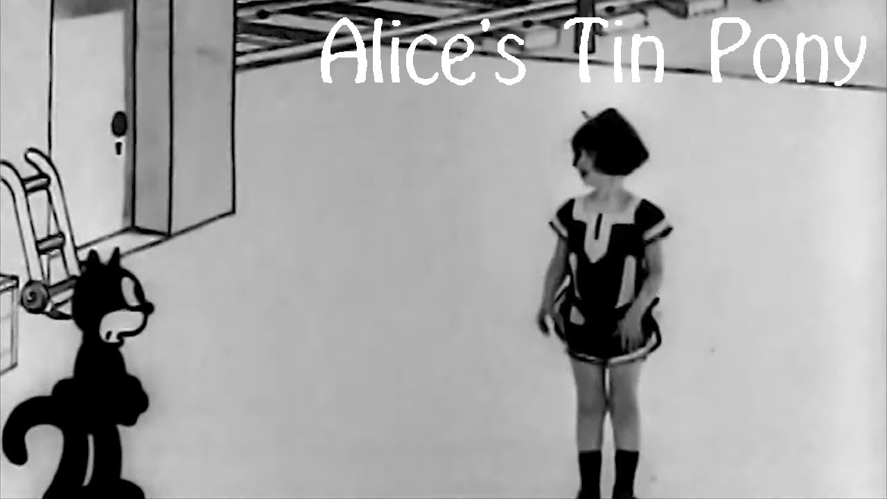 Alice's Tin Pony 1925 Disney Alice Comedies Cartoon Short Film | Animation Review