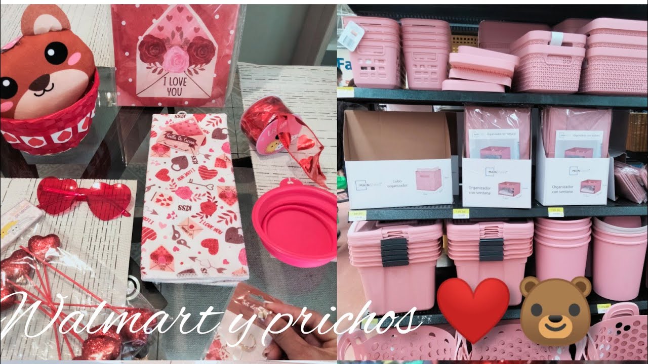 Recorrido por Walmart y prichos nueva colección San Valentín 🐻❤️