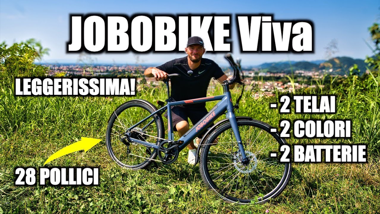 Bici Elettrica SORPRENDENTE ! LEGALE, POTENTE e di DESIGN - JOBOBIKE Viva