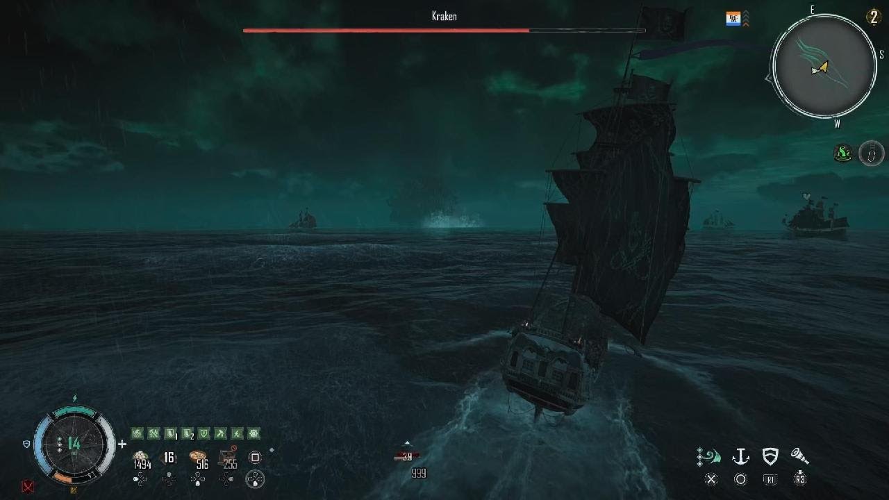 SKULL AND BONES le Kraken toujours aussi catastrophique