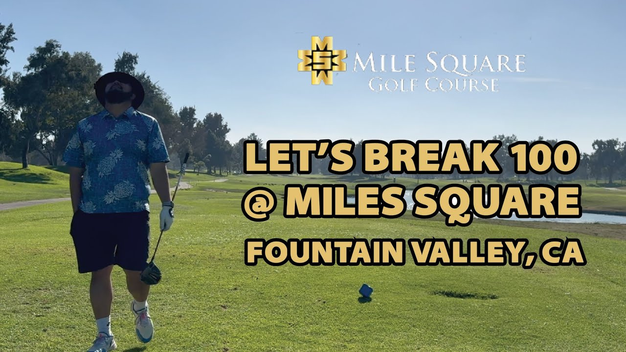 Let's Break 100 @ Miles Square Golf Course - 20 Handicap 18 Hole Course Vlog