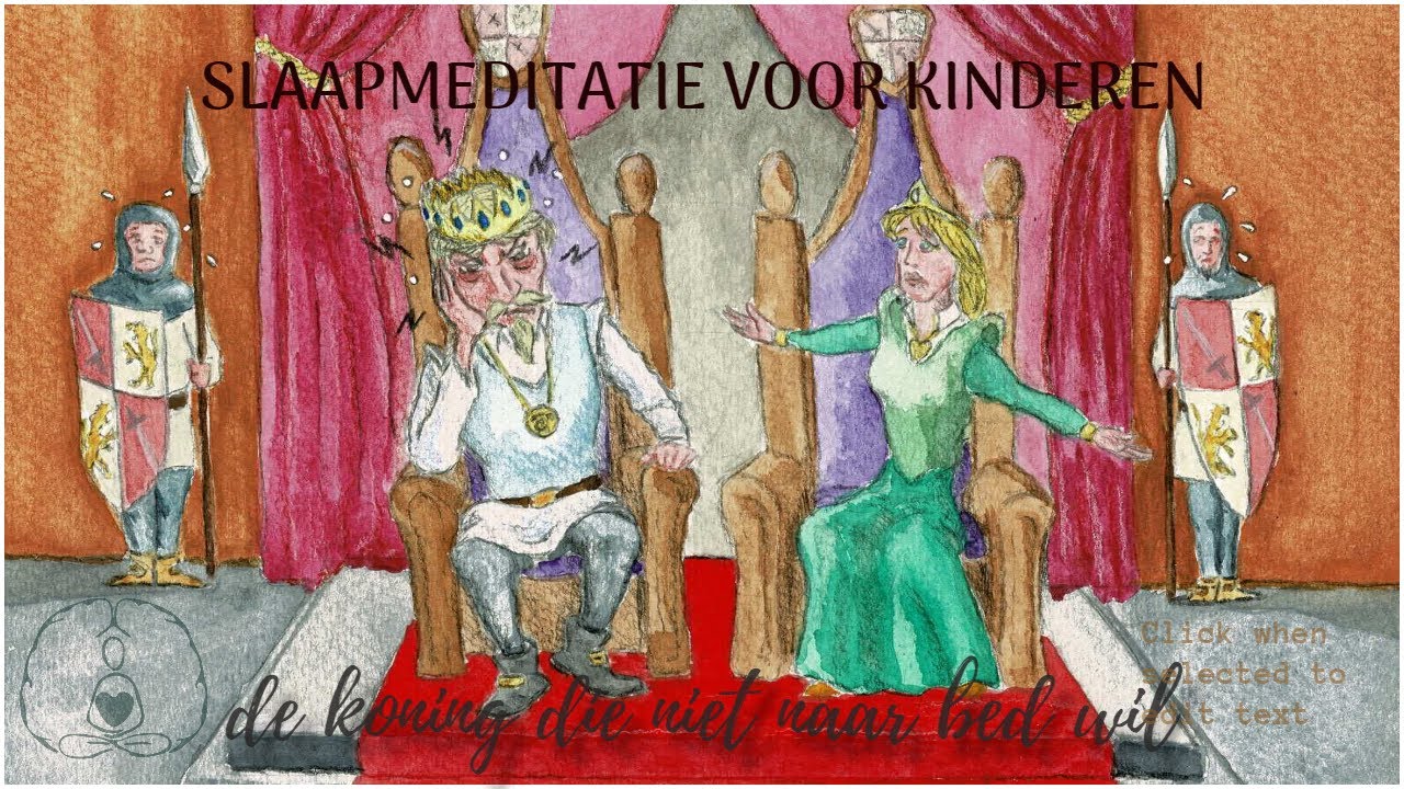 Slaapmeditatie voor kinderen: de koning die niet naar bed wil