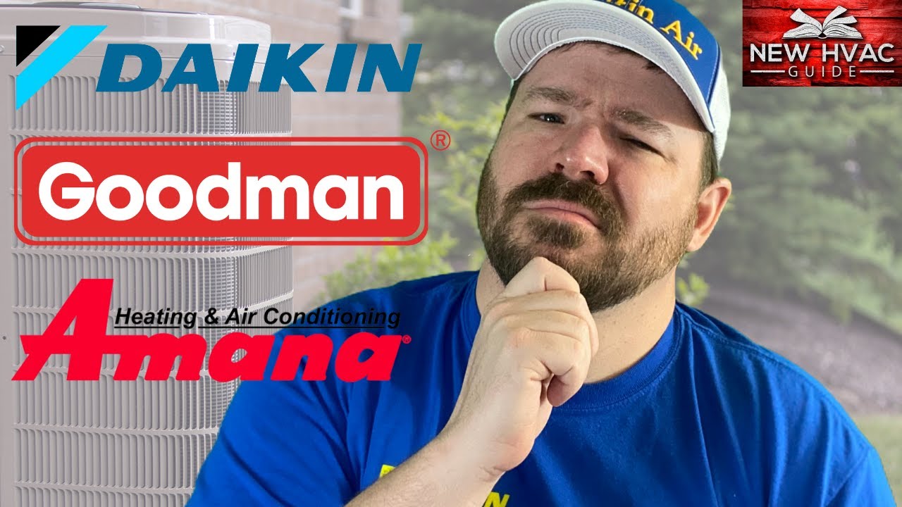 БРЕНДЫ систем отопления, вентиляции и кондиционирования Daikin, Amana, Goodman!