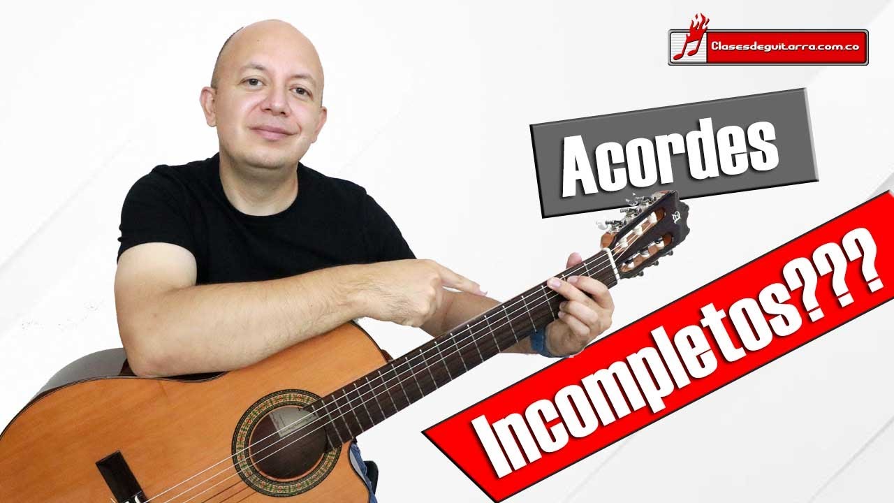 Acompaña usando acordes incompletos