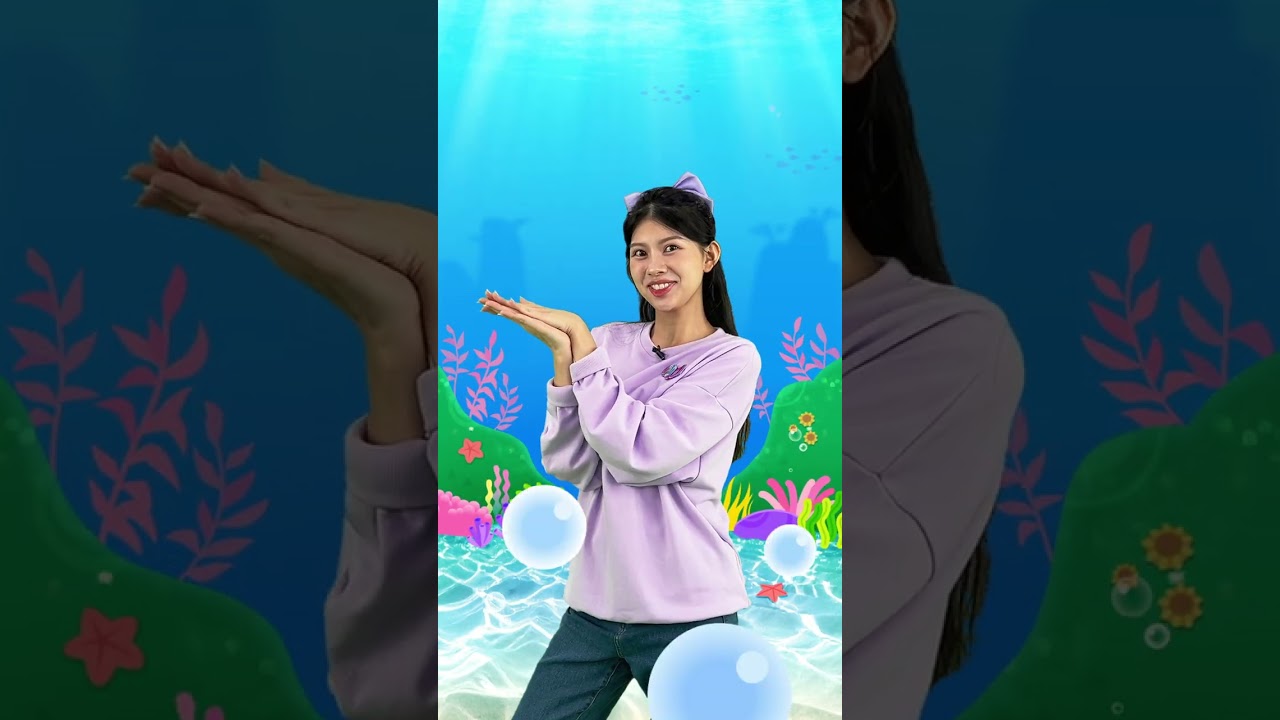 Who lives under the sea? The Baby Shark Family! Learn with #hellomelody