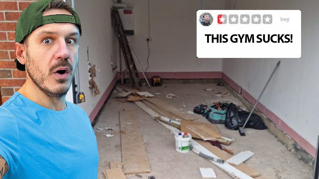 I Built A Home Gym In A SMALL Garage