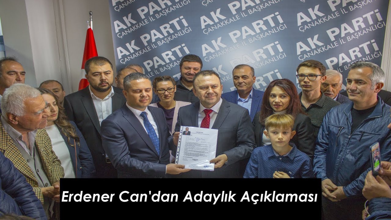 Erdener Can'dan Adaylık Açıklaması