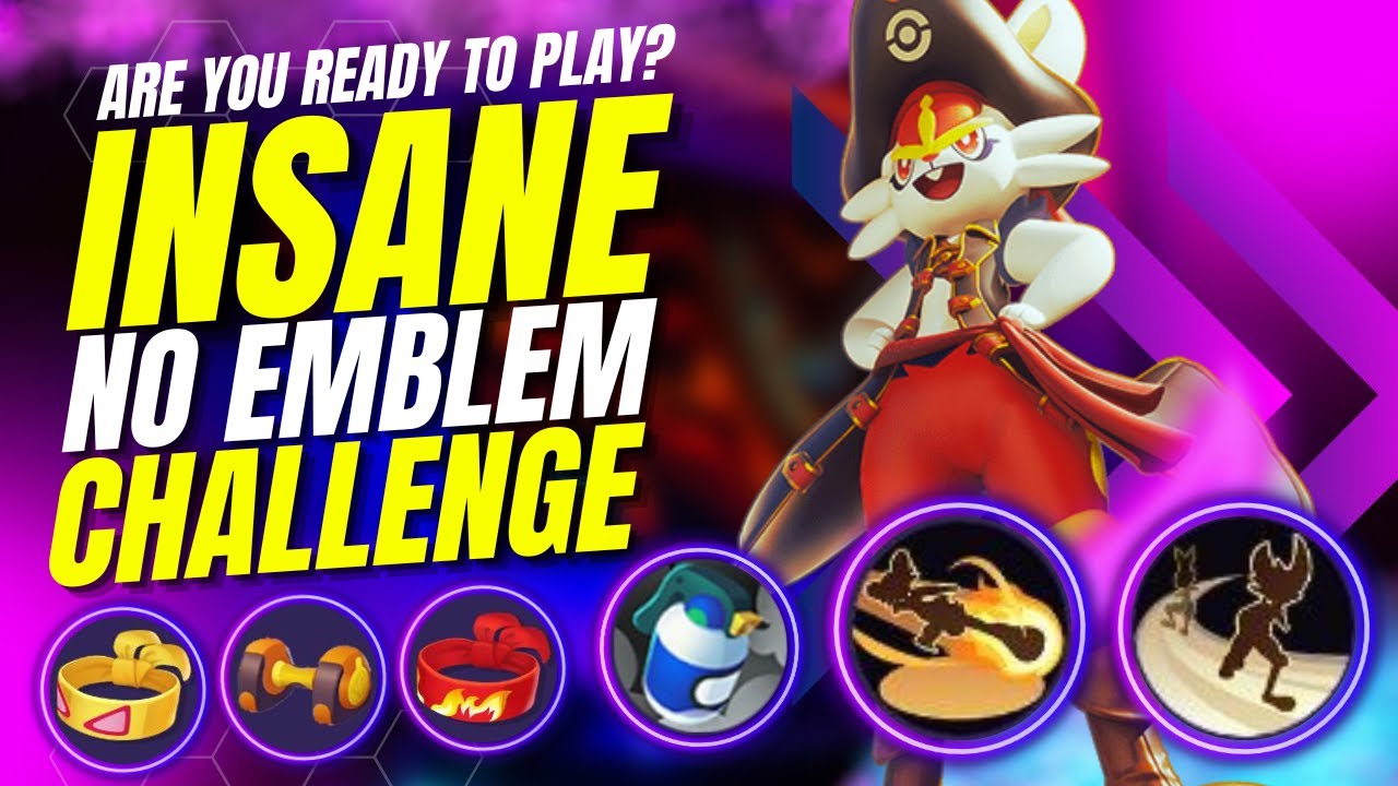 Pokemon Unite Cinderace Build | NO EMBLEM | Blaze Kick + Feint