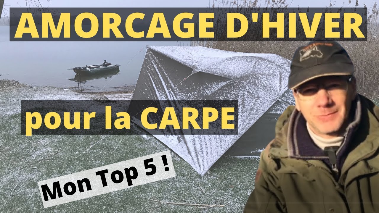 Les AMORÇAGES pour la CARPE en HIVER : Mon Top 5