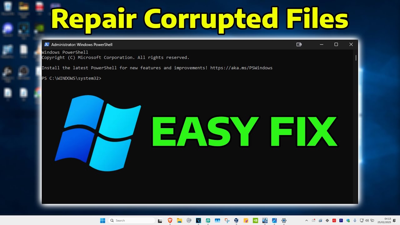 How To Check For Corrupted Files and Repair Them in Windows 11