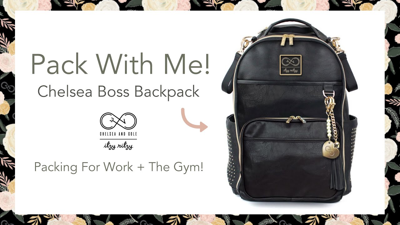 How To Pack: Chelsea Boss Backpack Diaper Bag for Work + The Gym