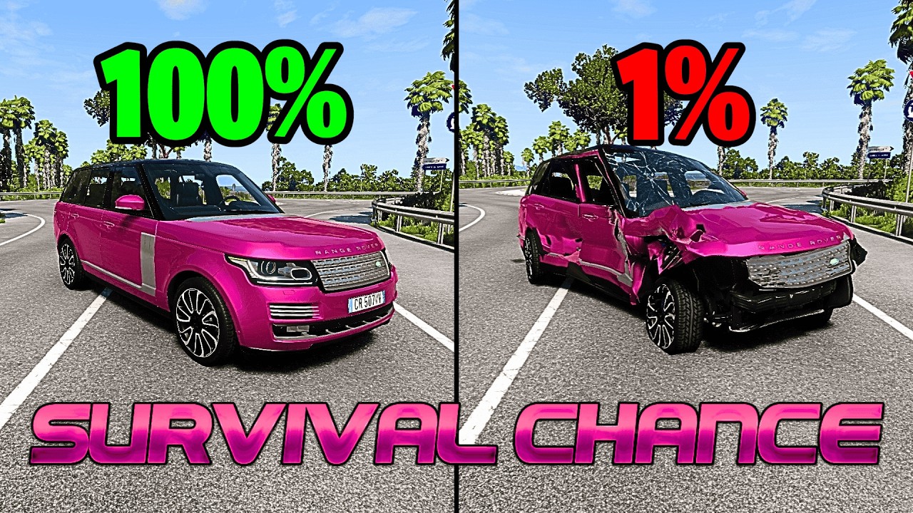Realistic Survival Chance Crashes #275 | BeamNG.drive