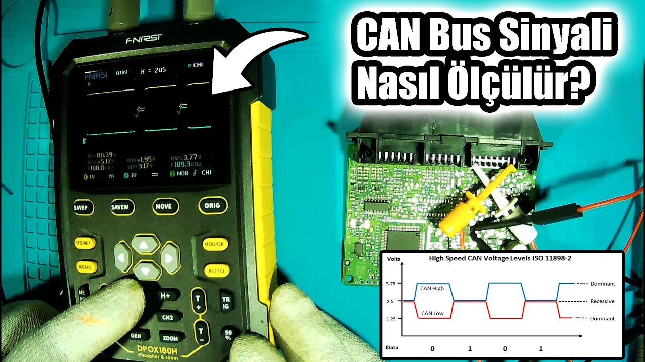 Otomobillerin Konuşma Dili CAN Bus Ölçümü Nasıl Yapılır? VW Tiguan Park Sensör Beyni Tamiri