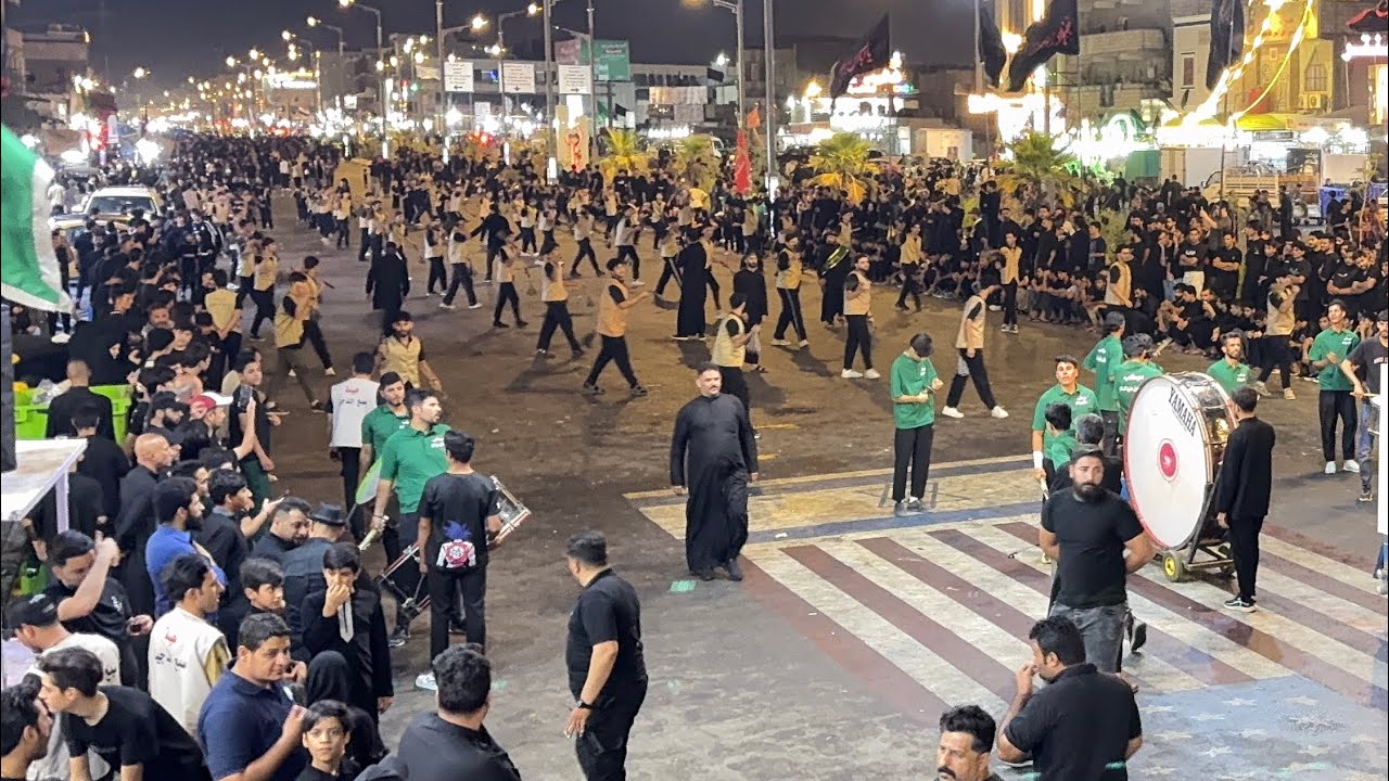 دخولية موكب خدام الزهراء ع  اليوم الخامس محرم 2025/7/1 رابطة خدام الحسين