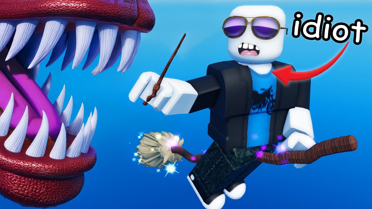 я выжил в Roblox Wizard West...